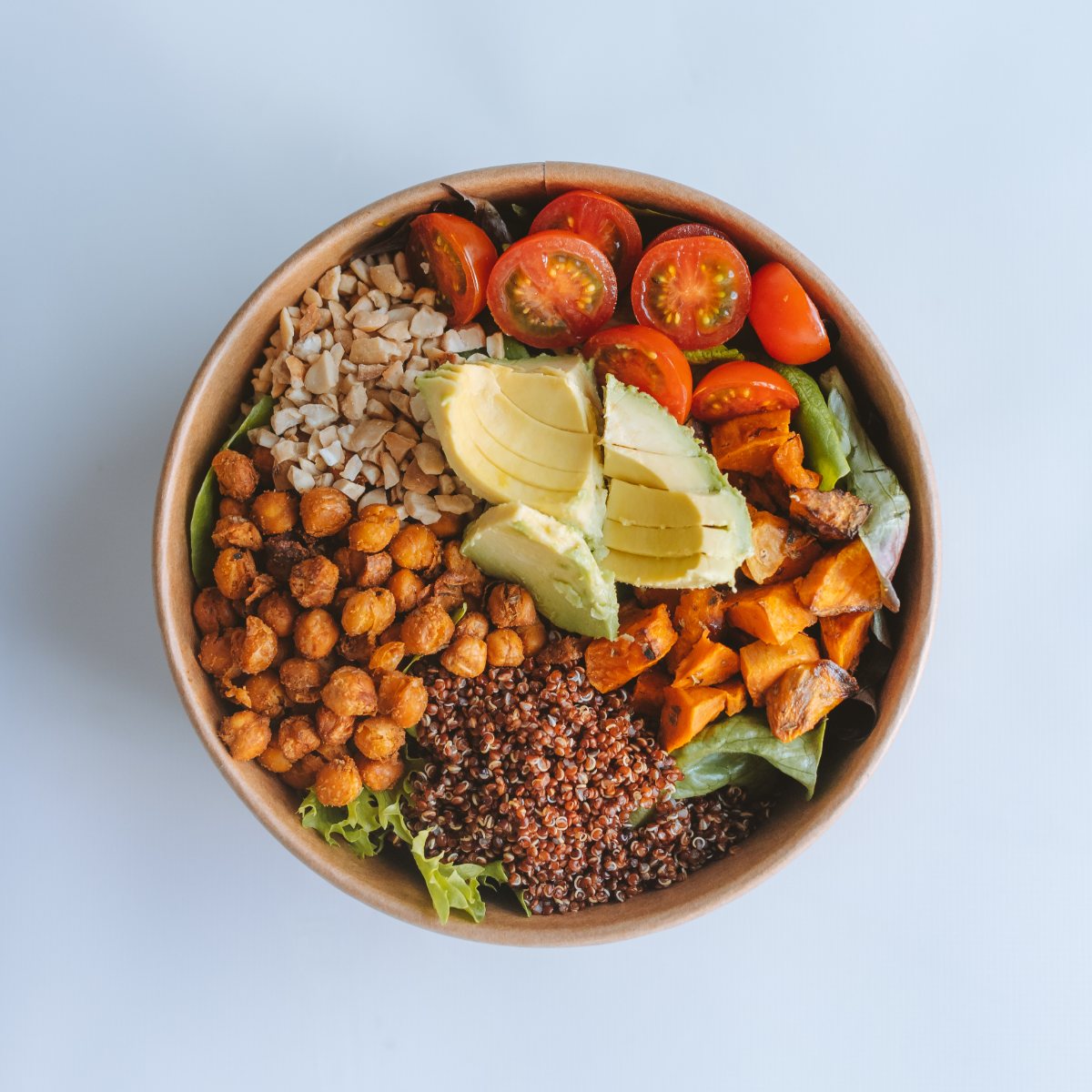 Bowl Garbanzo Chips Salad